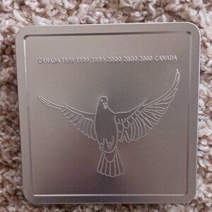 Canada 1999 - 2000 Millennium Memorabilia Coin Stamp Set Keepsake Historical